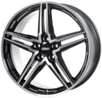 CMS CMS C29 Diamond Black Gloss 7,5x17 5x112 ET52 CB66,5 60° 740 kg