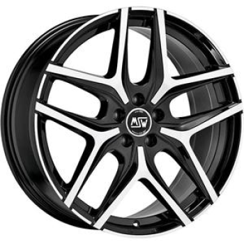 MSW 40 Gloss Black Full Polished 8,5x20 5x114.3 ET30 CB73,1 60° 950 kg